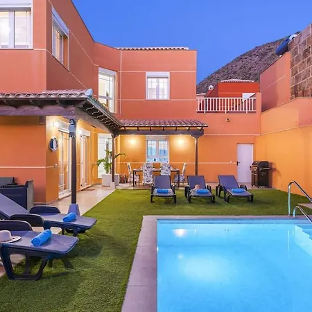 Villa Luxury With Sea View, Heated Pool Arona (Tenerife)