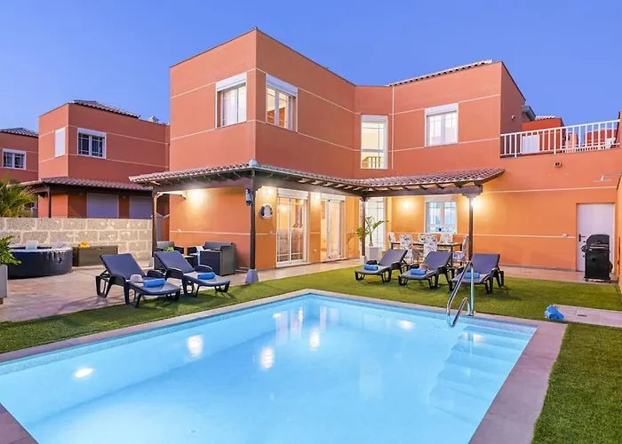 Luxury With Sea View, Heated Pool Arona (Tenerife)